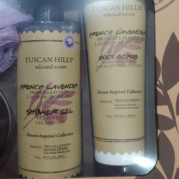 Tuscan Hills French Lavender Shower Set!! - Picture 2 of 8